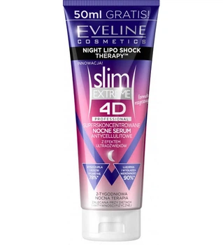 Сироватка нічна антицелюлітна Eveline Cosmetics Slim Extreme 4D Professional 250ml. 6034