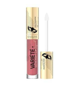 Помада рідка матова з гіалуроновою кислотою EVELINE VARIETE PERFECT MATTE LIP INK N 05 2179