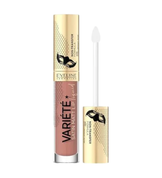 Помада рідка матова з гіалуроновою кислотою EVELINE VARIETE PERFECT MATTE LIP INK N 01 0199
