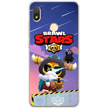 Силиконовый Чехол с Картинкой для Tecno Pop 3 Принт (Бравл Старс Корделиус, Brawl Stars Cordelius) (44375-ysm024)