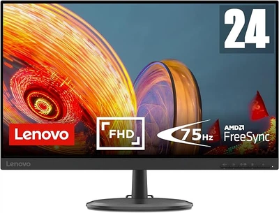 Монітор 23.8" Lenovo D24-20 Full HD VA 75 Гц