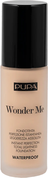 Тональна основа Pupa Wonder Me 025 Natural Beige Водостійка 30 мл (8011607347605)