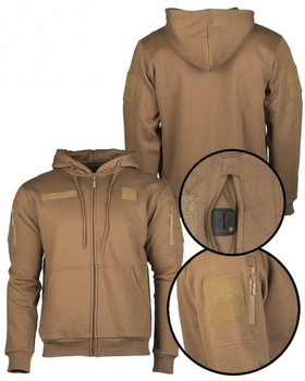 Кофта Sturm Mil-Tec Tactical Hoodie Zipper Coyote M 11472019