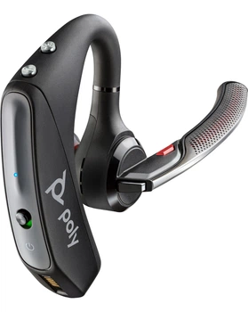 Гарнітура Poly комп'ютерна моно In-ear Voyager 5200 з адаптером BT700, USB-A, Bluetooth, всеспрямований, Acoustic fence, чорний (7K2F3AA)