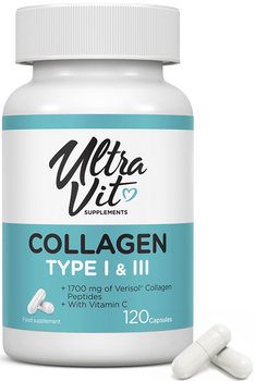 Suplement diety Ultra Vit Collagen I&III 120 kapsułek (5060730361579)