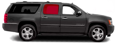 Chevrolet Suburban 2007-2014 Бокове скло заднє праве (опускне) 26940A GUARDIAN (США)
