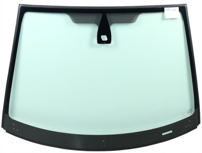 Ford Fiesta 2002-2008 Лобове скло (з датчиком дощу, з молдингом) 8816T Benson (КНР)