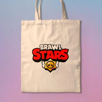Эко-сумка, шопер с принтом Brawl Stars Бравл Старс