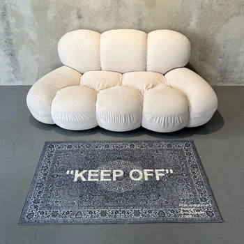 Ковер KEEP OFF 140х90 cерый