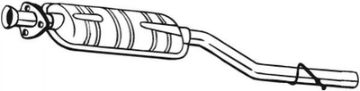 Глушник середній BOSAL 175023 Mercedes C-Class 2034904921, 2034903521