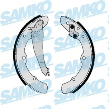 Тормозные колодки SAMKO 80150 Audi 100; Volkswagen Jetta, Golf, Caddy 443609527A, 443698525BX, 443698525BV