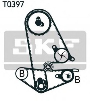 Комплект ГРМ SKF VKMC93011 Honda Accord, Shuttle 13404PT0003, 13404PT0004, 13405PAAA01