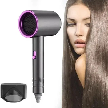 Профессиональный компактный фен стайлер для сушки и укладки волос Powerful hair dryer LY-335 2000 Вт Серый