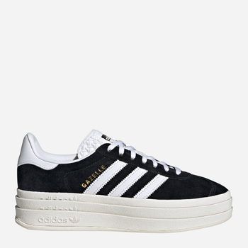 Sneakersy damskie na platformie adidas Originals Gazelle Bold HQ6912 (7.5UK) 41.5 Czarne (4066748973736)