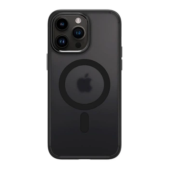 Чехол Monblan Magnetic Crystal Series для iPhone 15 Pro (Black/Clear)