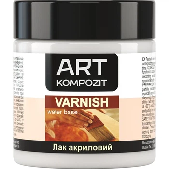 Лак акриловий, глянцевий, 150 мл