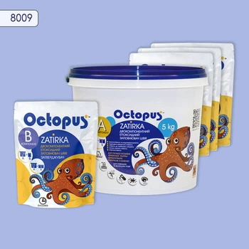 Затирка для плитки Octopus Zatirka фиолетово-лавандовая 8009 эпоксидная 5 кг