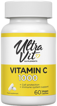 Suplement diety Ultra Vit Vitamin C 1000 mg 60 kapsułek (5060255357347)