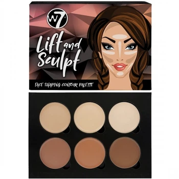 Палетка для контуринга W7 LIFT and SCULPT FACE SHAPING CONTOUR PALETTE-21г.