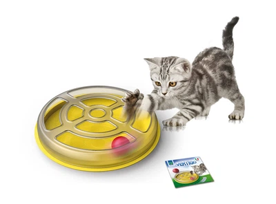 Игрушка для кота/котят Georplast Vertigo, интерактивная, цвет микс, 10592, 29х5 см