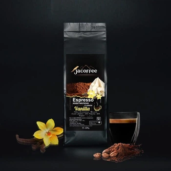 Кава мелена Jacoffee Espresso Ваніль 225 г