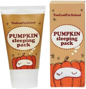 Нічна маска Too Cool For School Pumpkin Sleeping Pack Зволожуюча 100 мл (8809297210954)