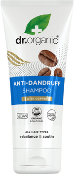 Шампунь Dr.Organic Coffee Mint Anti Dandruff Проти лупи 200 мл (5060391845357)