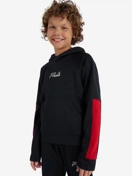 Дитяче худі для хлопчика Fila 130549-BH 134-140 см Чорне/Червоне (990054886739_2999001421113)