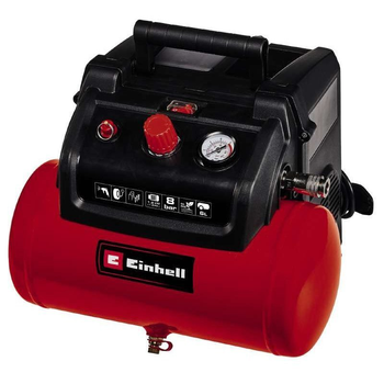 Компресор Einhell безмасляний TC-AC 190/6/8 OF Set, 6 л, 1200 Вт, 190 л/хв (4020650)