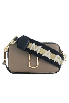 Сумка шкіряна Marc Jacobs The Snapshot French Grey Mult M0014146-064 коричнева