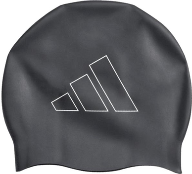 Шапочка для плавання Adidas Logo Swim IA8305 Чорна (4066763780876)