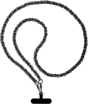 Ремешок для смартфона универсальный ArmorStandart Leather Chain link Aged Ruthenium/Black (ARM77035)