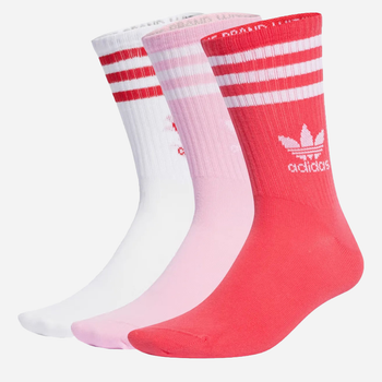 Zestaw skarpet damskich wysokich bawełnianych adidas IU2660 M 3 pary Wielokolorowy (4066757210310)