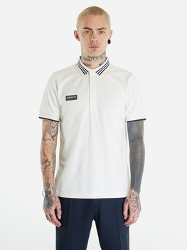 Koszulka polo męska slim fit adidas IM8919 L Kremowa (4067889584263)