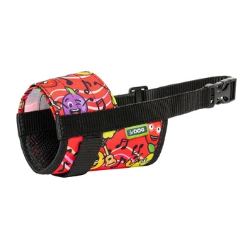 Намордник HIDOG Crazy red fruits с нейлона регулируемый №1 обхват 14-20см (130/1056)