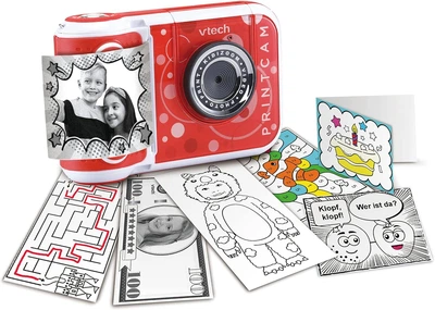 Детская камера мгновенной печати VTech KidiZoom Красная 4 - 12 лет Б/В