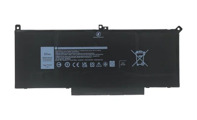 Батарея для ноутбука Dell Latitude 13 7380, 7390, E7380, E7390 - F3YGT - Аккумулятор, АКБ