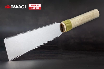Пила ручная японская по дереву Takagi Gisuke Compact Ryoba двухсторонняя 17/9 TPI 180 мм (108008)