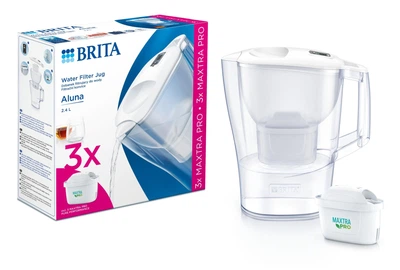 Фільтр-глечик Brita Aluna MXpro білий + 3 картриджі (1053054)