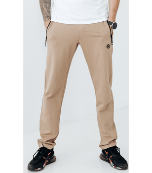 Прямые спортивные штаны - HECTOR - 17498-18308 - XXL - Бежевый