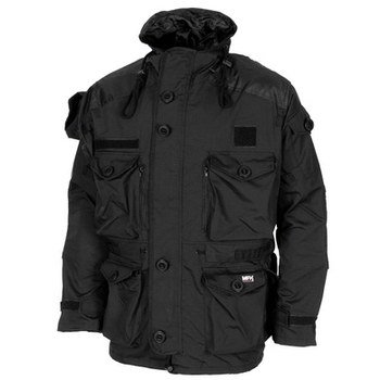 Куртка MFH Commando Jacket "Smock" Rip-Stop Black M