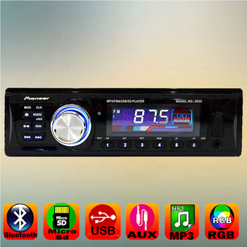 Автомагнітола 1 din USB microSD Fm Aux пульт Pion-SВ 2035