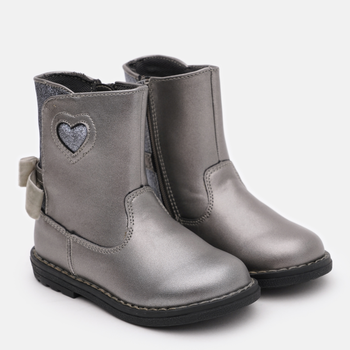 Детские демисезонные сапоги для девочки Chicco 01066158000000-080 25 Серые (8051182256817)