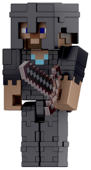 Набір Mattel Minecraft фігурка 3.25" Steve in Netherite Armor + аксесуари (194735193677)