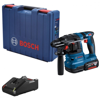 Перфоратор Bosch GBH 185-LI, 18В, SDS-Plus, 1.9Дж, бесщеточный, 1х4.0Ah (0.611.924.022)[58586]