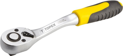 Тріскачка TOPEX 38D542 72 зубці 1/2" 255 мм CrV (5902062385420)