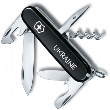 Ніж Victorinox Spartan Ukraine 91мм/12функ/Ukraine білий/чорний