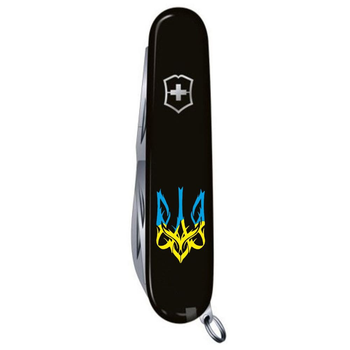 Нож Victorinox Climber Ukraine 91мм/14функ/Трезубец готический сине-желт/черный