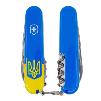 Нож Victorinox Climber Ukraine 91мм/14функ/Герб на Флаге верт/желто-синий