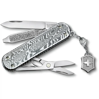 Нож Victorinox Classic SD Brilliant Damast Steel Grey (1049-Vx06221.34)